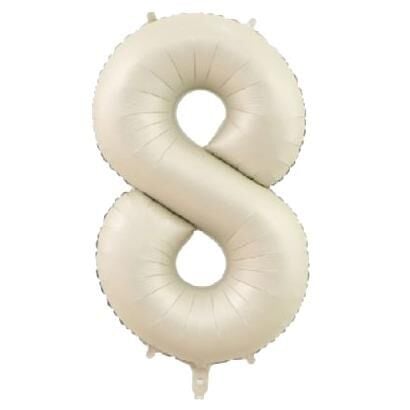 8 Rakam 34 Inc Bej Renk Balon 76 Cm 11585 Min