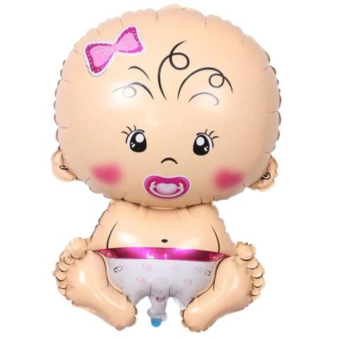 Bebek Pembe Folyo Balon 12479 Min