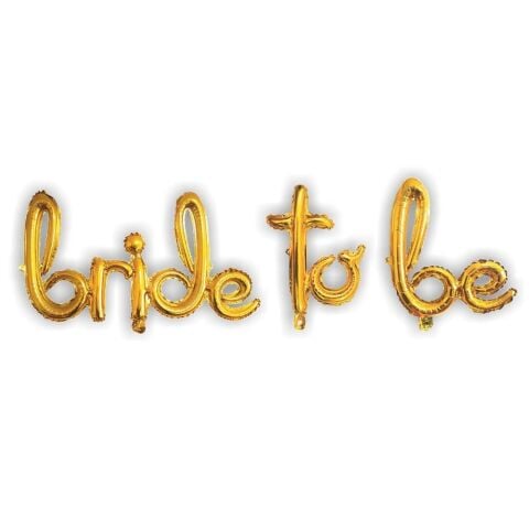 El Yazili Bride To Be Gold Set Balon 12558 Min