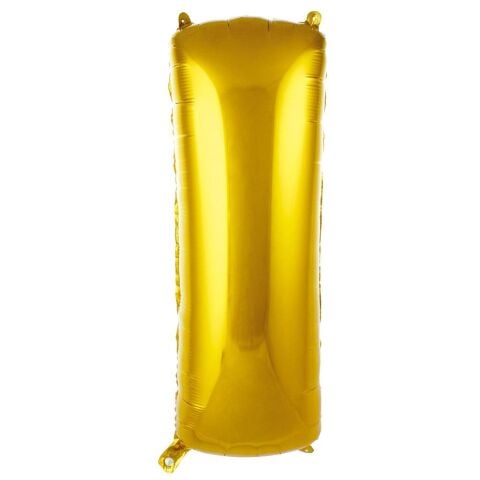 I Harf 34 Inc Gold Renk Balon 76 Cm 2656 Min