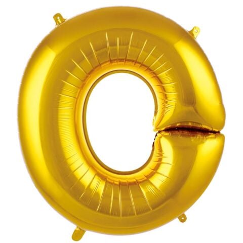 O Harf 34 Inc Gold Renk Balon 76 Cm 2666 Min