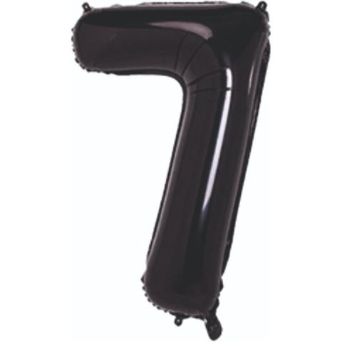 7 Rakam 34 Inc Siyah Renk Balon 76 Cm 8478 Min