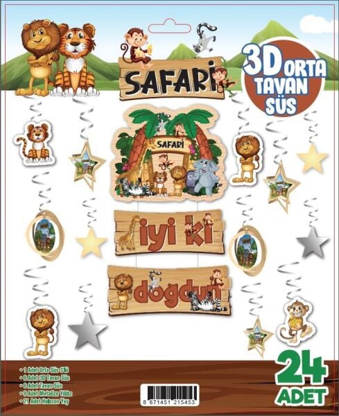 3d Tavan Sus 24 Lu Safari 346 Min