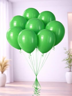 Yesil Balon 10lu 12 Duz Renk Balon 4b 8c3