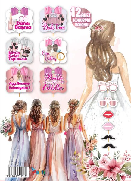 Konusma Balonu Set 12 Li Bride 388 Min