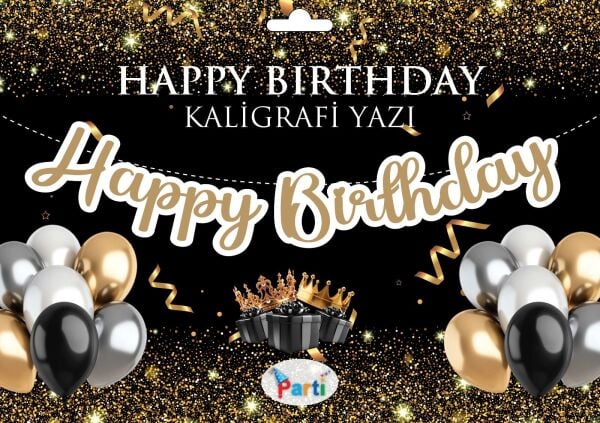 Koreografi Yeni Banner Happy Birthday Gold 2570 Min
