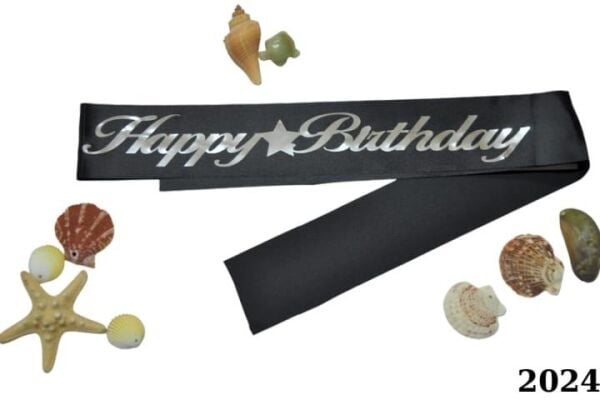 Kusak Happy Birtday Siyah Gumus 613 Min