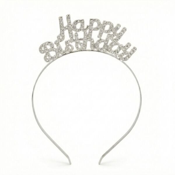 Tac Tasli Metal Happy Birthday Gumus 1992 Min